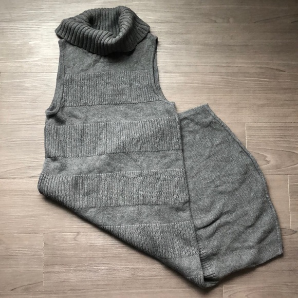 Anthropologie Moth Gray Cowl Sweater Dress - Picture 8 of 8